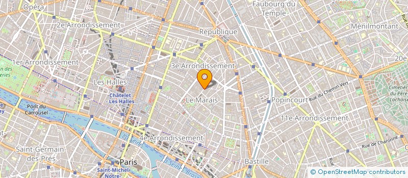 localisation de l'entreprise MADAME NICOLAS MINOT  PARIS