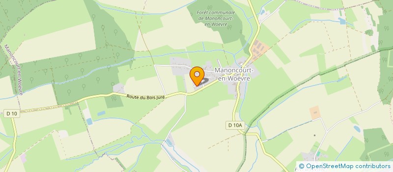 localisation de l'entreprise MADAME NICOLE ABOT  MANONCOURT-EN-WOEVRE