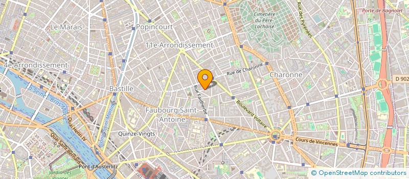 localisation de l'entreprise MADAME NICOLE ABREU BELEN  PARIS