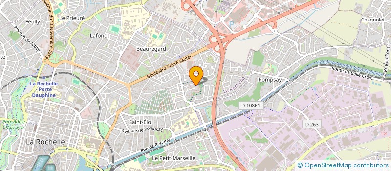 localisation de l'entreprise MADAME NICOLE AGBAVOR  LA ROCHELLE