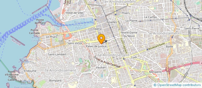 localisation de l'entreprise MADAME NICOLE AGOSTINI  MARSEILLE