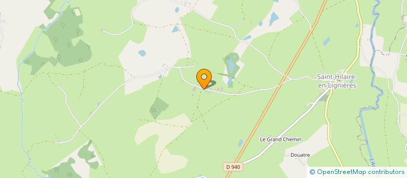 localisation de l'entreprise MADAME NICOLE ALAPHILIPPE  SAINT-HILAIRE-EN-LIGNIERES