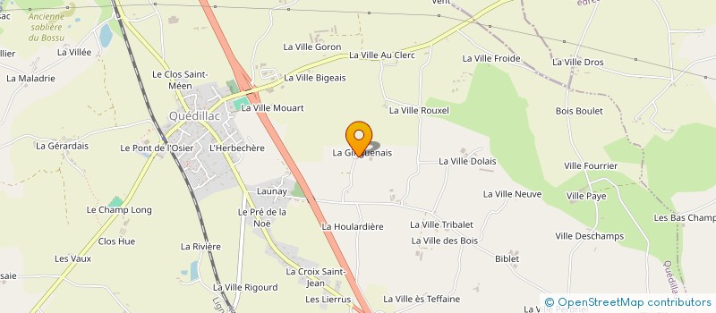 localisation de l'entreprise MADAME NICOLE ALIX  QUEDILLAC