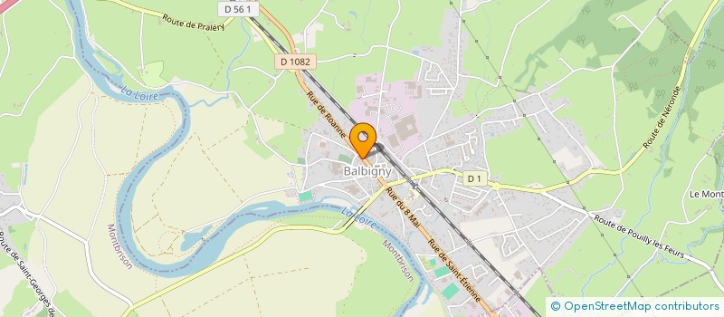 localisation de l'entreprise MADAME NICOLE ALMODOVAR  BALBIGNY