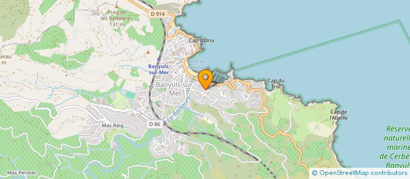 localisation de l'entreprise MADAME NICOLE AMAT à BANYULS-SUR-MER