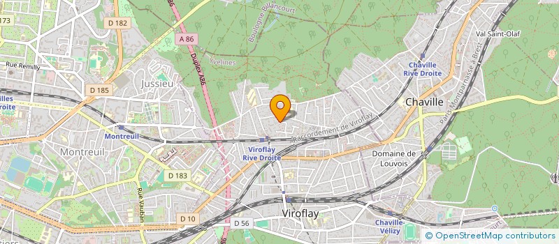 localisation de l'entreprise MADAME NICOLE ARFEUILLERE  VIROFLAY