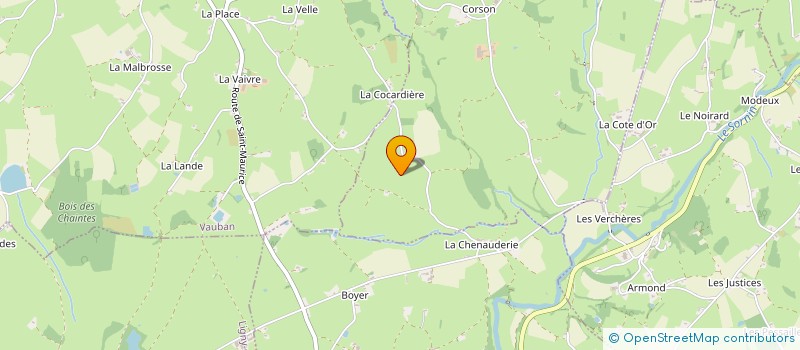 localisation de l'entreprise MADAME NICOLE AUCOURT  SAINT-LAURENT-EN-BRIONNAIS