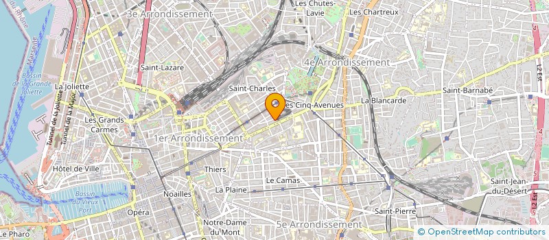 localisation de l'entreprise MADAME NICOLE AUDRY  MARSEILLE