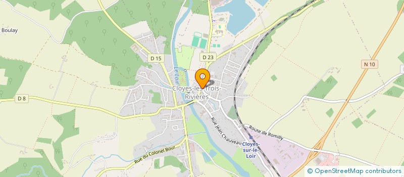 localisation de l'entreprise MADAME NICOLE AUGER à CLOYES-LES-TROIS-RIVIERES