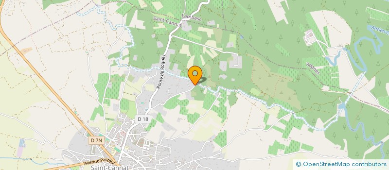 localisation de l'entreprise MADAME NICOLE AURIOL  SAINT-CANNAT