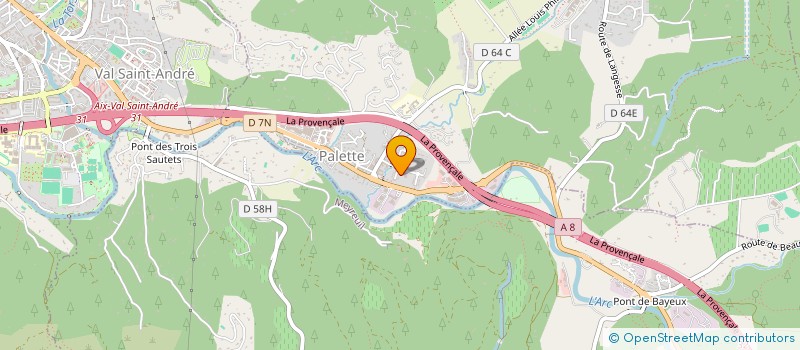 localisation de l'entreprise MADAME NICOLE AYARD  LE THOLONET