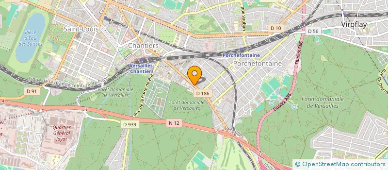 localisation de l'entreprise MADAME NICOLE AYMERICH à VERSAILLES
