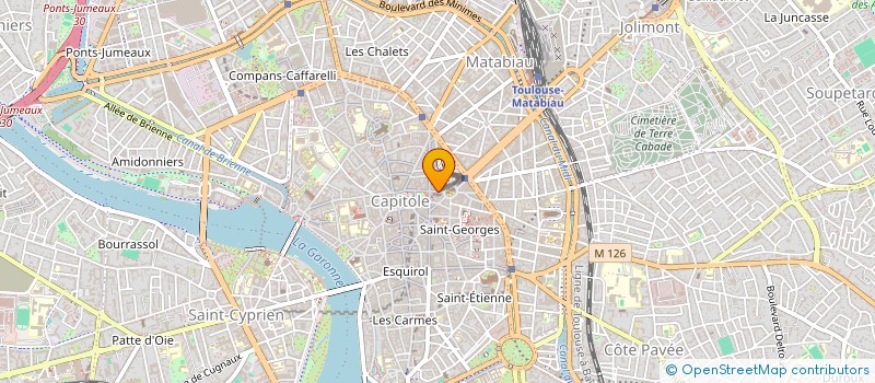 localisation de l'entreprise MADAME NICOLE BABEAU  TOULOUSE