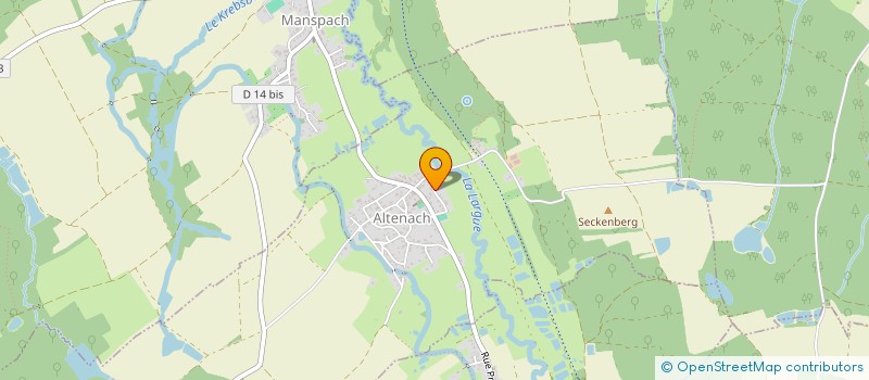 localisation de l'entreprise MADAME NICOLE BACH  ALTENACH