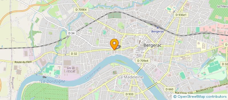 localisation de l'entreprise MADAME NICOLE BANTEGNIE  BERGERAC