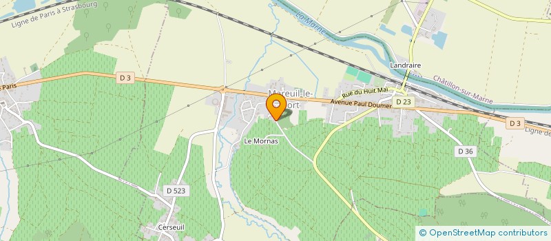 localisation de l'entreprise MADAME NICOLE BARADON  MAREUIL-LE-PORT