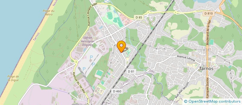 localisation de l'entreprise MADAME NICOLE BARANES  TARNOS