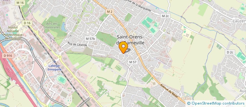 localisation de l'entreprise MADAME NICOLE BARBARIT  SAINT-ORENS-DE-GAMEVILLE