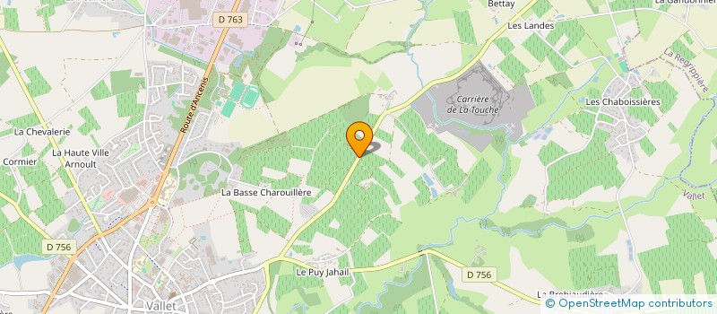 localisation de l'entreprise MADAME NICOLE BARBIER à VALLET
