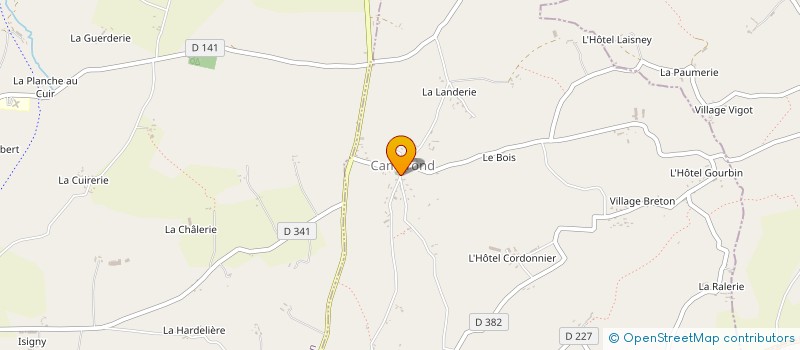 localisation de l'entreprise MADAME NICOLE BARRE à NOTRE-DAME-DE-CENILLY