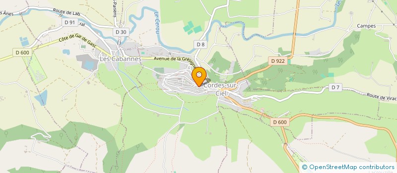 localisation de l'entreprise MADAME NICOLE BARRIERE à CORDES-SUR-CIEL