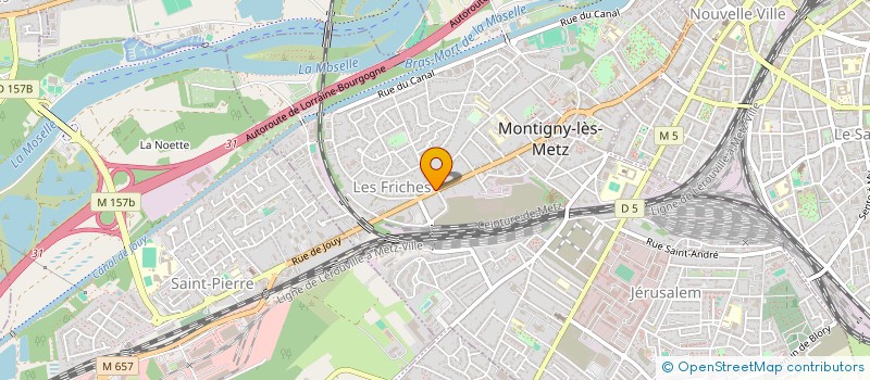 localisation de l'entreprise MADAME NICOLE BARTOS  MONTIGNY-LES-METZ