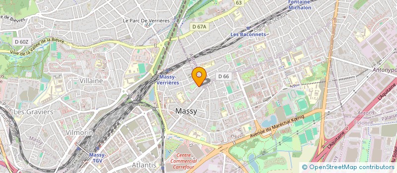 localisation de l'entreprise MADAME NICOLE BATIFOULIER à MASSY