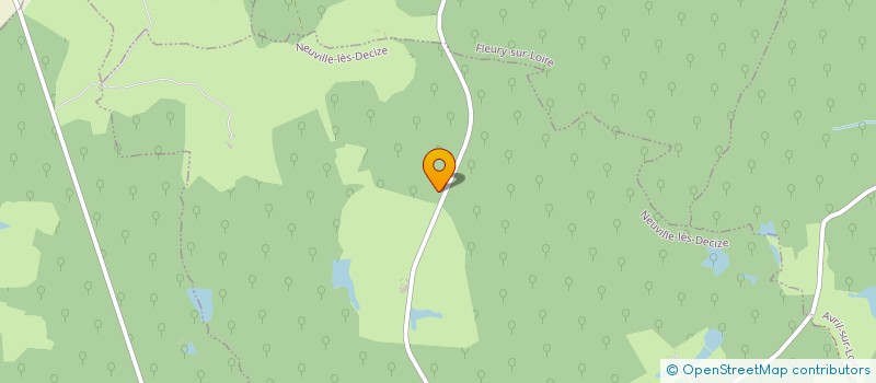 localisation de l'entreprise MADAME NICOLE BAUDRY  NEUVILLE LES DECIZE