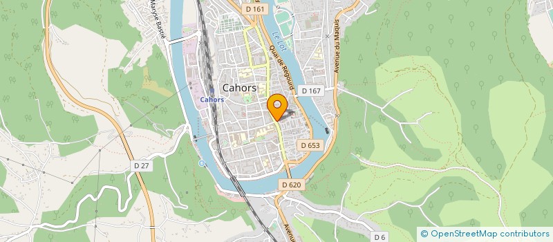 localisation de l'entreprise MADAME NICOLE BAYSSE  CAHORS