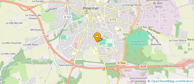 localisation de l'entreprise MADAME NICOLE BEA VILLCARLOS  PLOERMEL