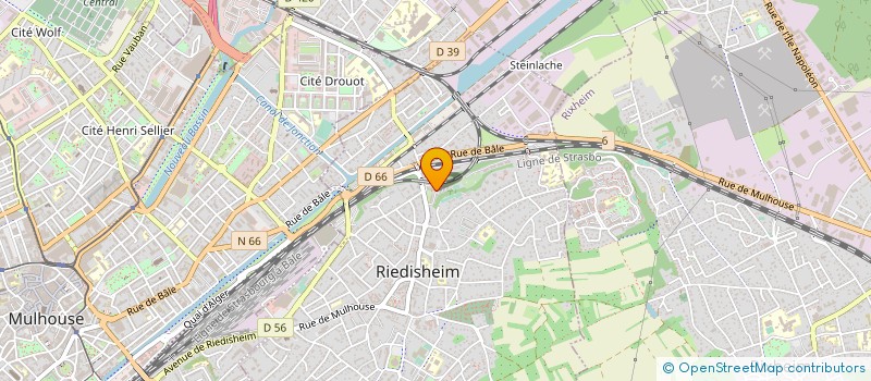 localisation de l'entreprise MADAME NICOLE BEAUSEIGNEUR  RIEDISHEIM