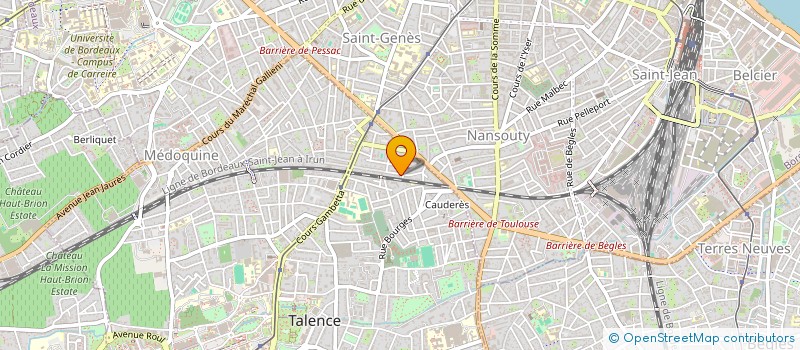 localisation de l'entreprise MADAME NICOLE BEAUTOUR à TALENCE