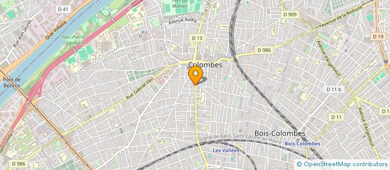 localisation de l'entreprise MADAME NICOLE BEAUVALLET à COLOMBES