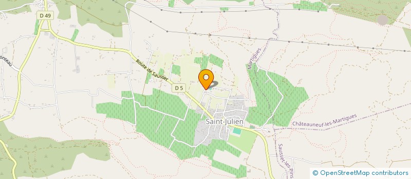 localisation de l'entreprise MADAME NICOLE BECHET  MARTIGUES