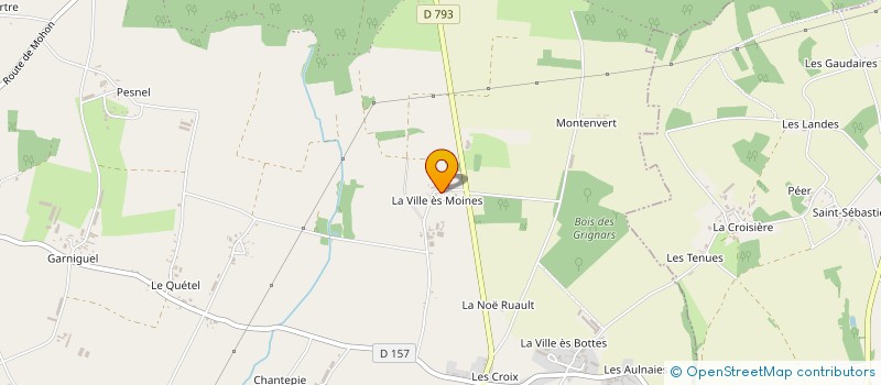 localisation de l'entreprise MADAME NICOLE BELLON à FORGES DE LANOUEE