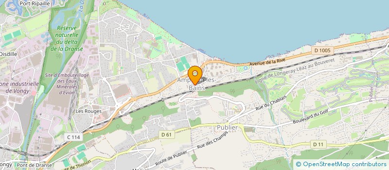 localisation de l'entreprise MADAME NICOLE BENCTEUX  PUBLIER