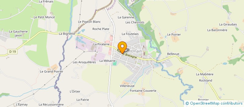 localisation de l'entreprise MADAME NICOLE BENOIST  PONTMAIN