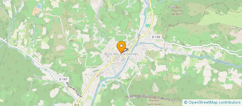 localisation de l'entreprise MADAME NICOLE BENSCHOP  BUIS-LES-BARONNIES