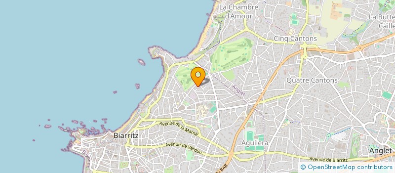 localisation de l'entreprise MADAME NICOLE BERBON à BIARRITZ