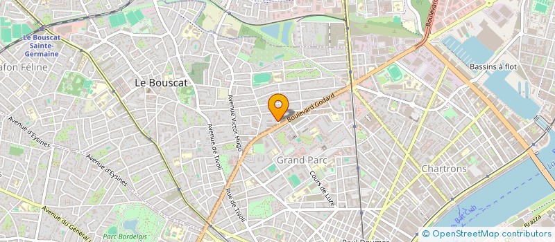 localisation de l'entreprise MADAME NICOLE BERNIS  LE BOUSCAT