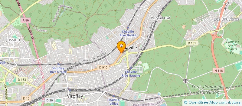 localisation de l'entreprise MADAME NICOLE BERTHOUX à CHAVILLE