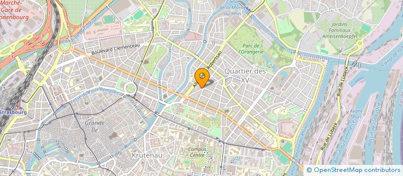 localisation de l'entreprise MADAME NICOLE BERTRAND à STRASBOURG