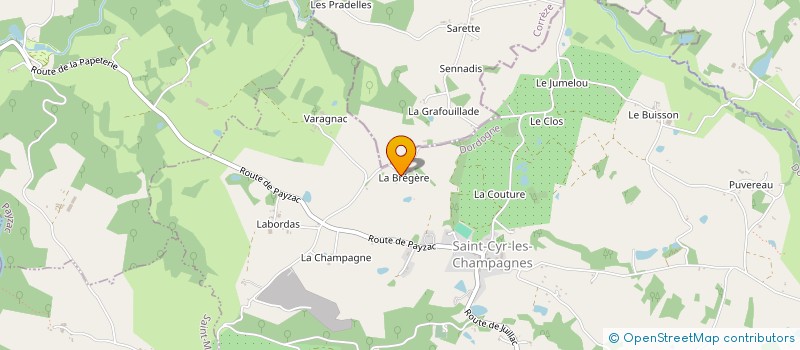 localisation de l'entreprise MADAME NICOLE BESSE à SAINT CYR LES CHAMPAGNES