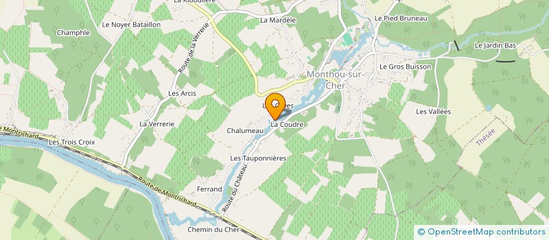 localisation de l'entreprise MADAME NICOLE BESSE  MONTHOU-SUR-CHER