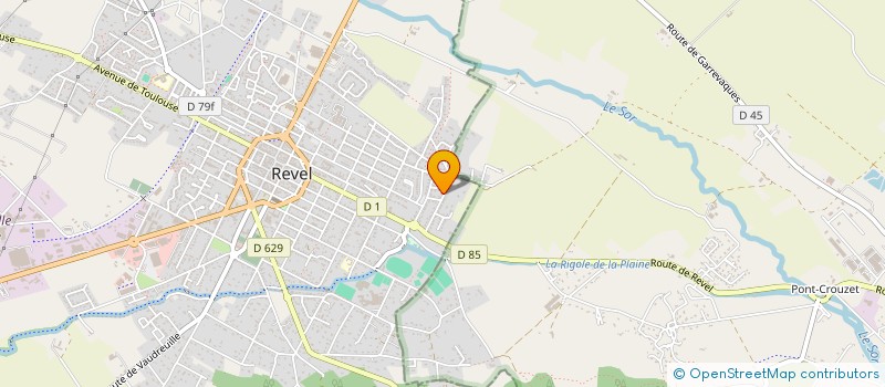 localisation de l'entreprise MADAME NICOLE BESSON  REVEL