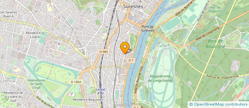 localisation de l'entreprise MADAME NICOLE BIDAULT à SURESNES
