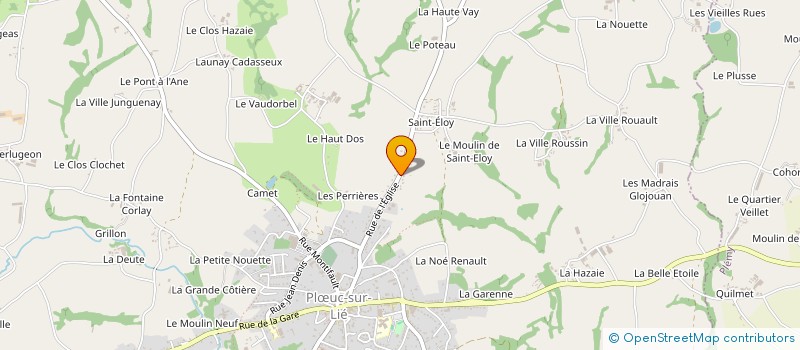 localisation de l'entreprise MADAME NICOLE BIENVENU  PLUC-L'HERMITAGE