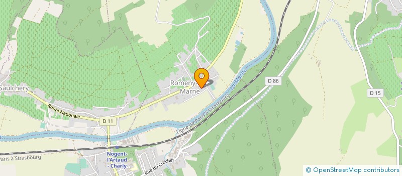 localisation de l'entreprise MADAME NICOLE BIJOTAT  ROMENY-SUR-MARNE