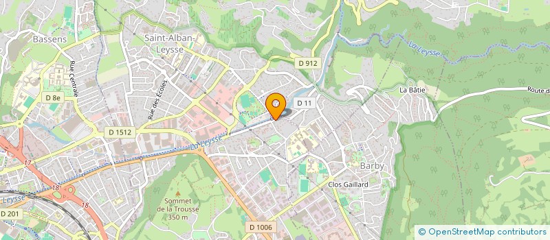 localisation de l'entreprise MADAME NICOLE BILLARD  LA RAVOIRE