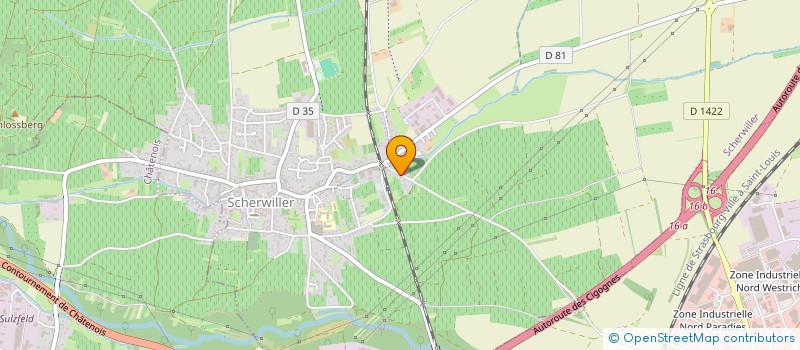 localisation de l'entreprise MADAME NICOLE BILLIGER  SCHERWILLER